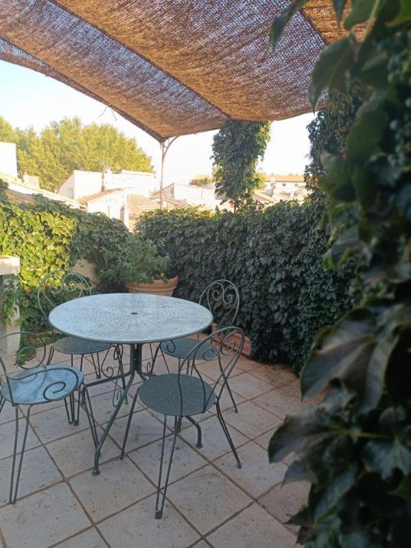 La Confidentielle Centre Ville Arles Terrasse Bagian luar foto